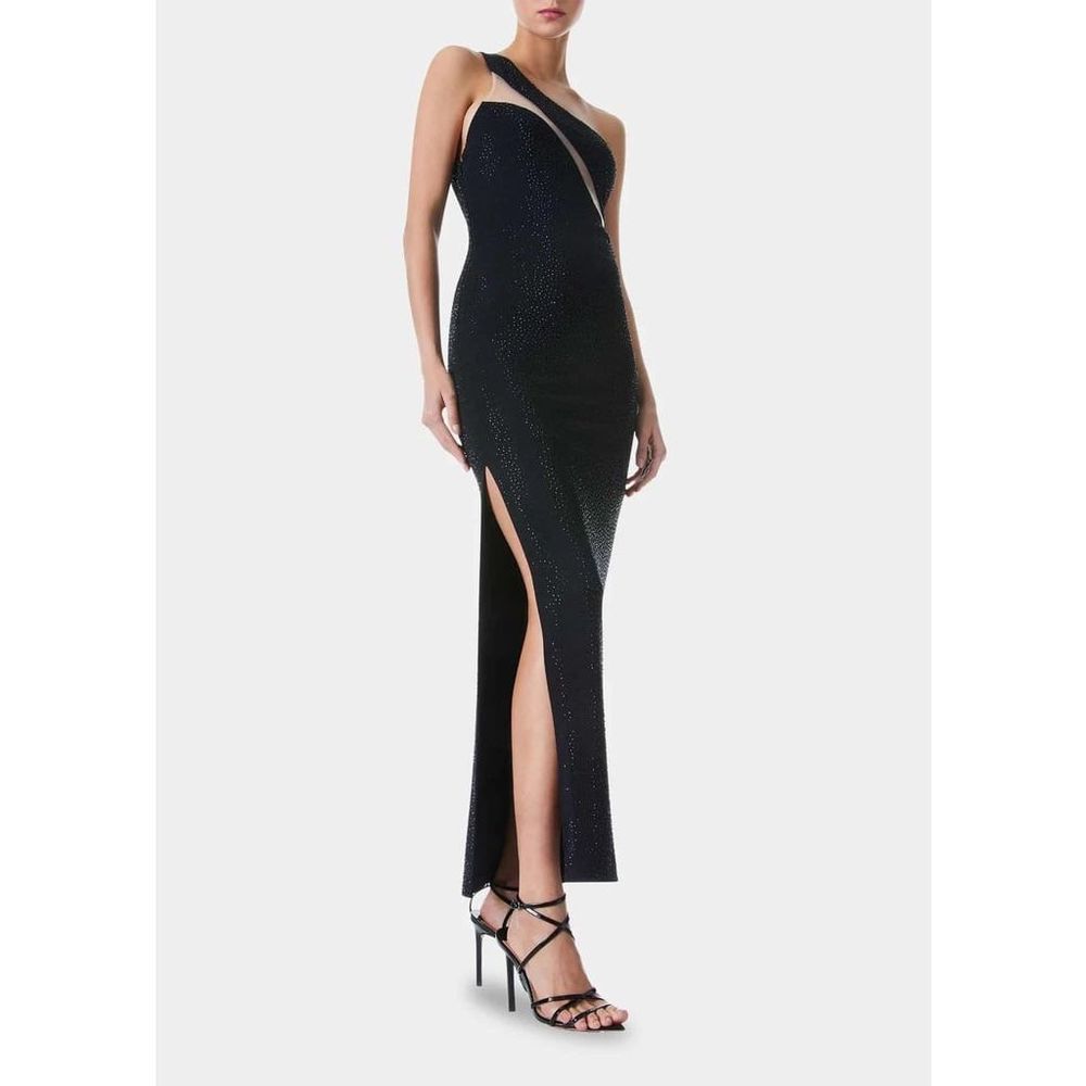Alice + Olivia Mercedes One-Shoulder Dress size 2 - Picture 4 of 13